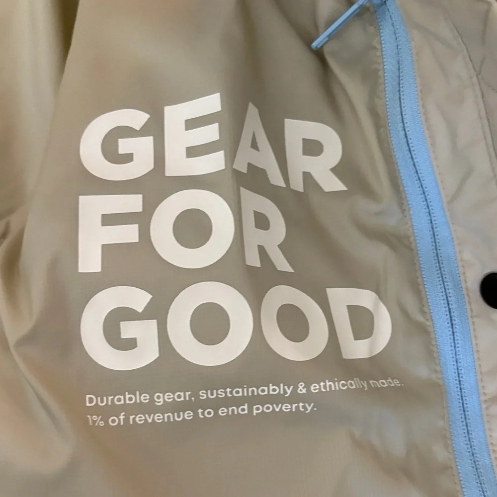 Cotopaxi Women’s NWT Beige Puffer Jacket with under layer 🦙 🏔️ - Picture 11 of 14